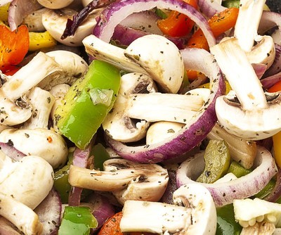 Grilled Mushroom & Heirloom Tomato Recipe: August 3 2012 Talk Shows